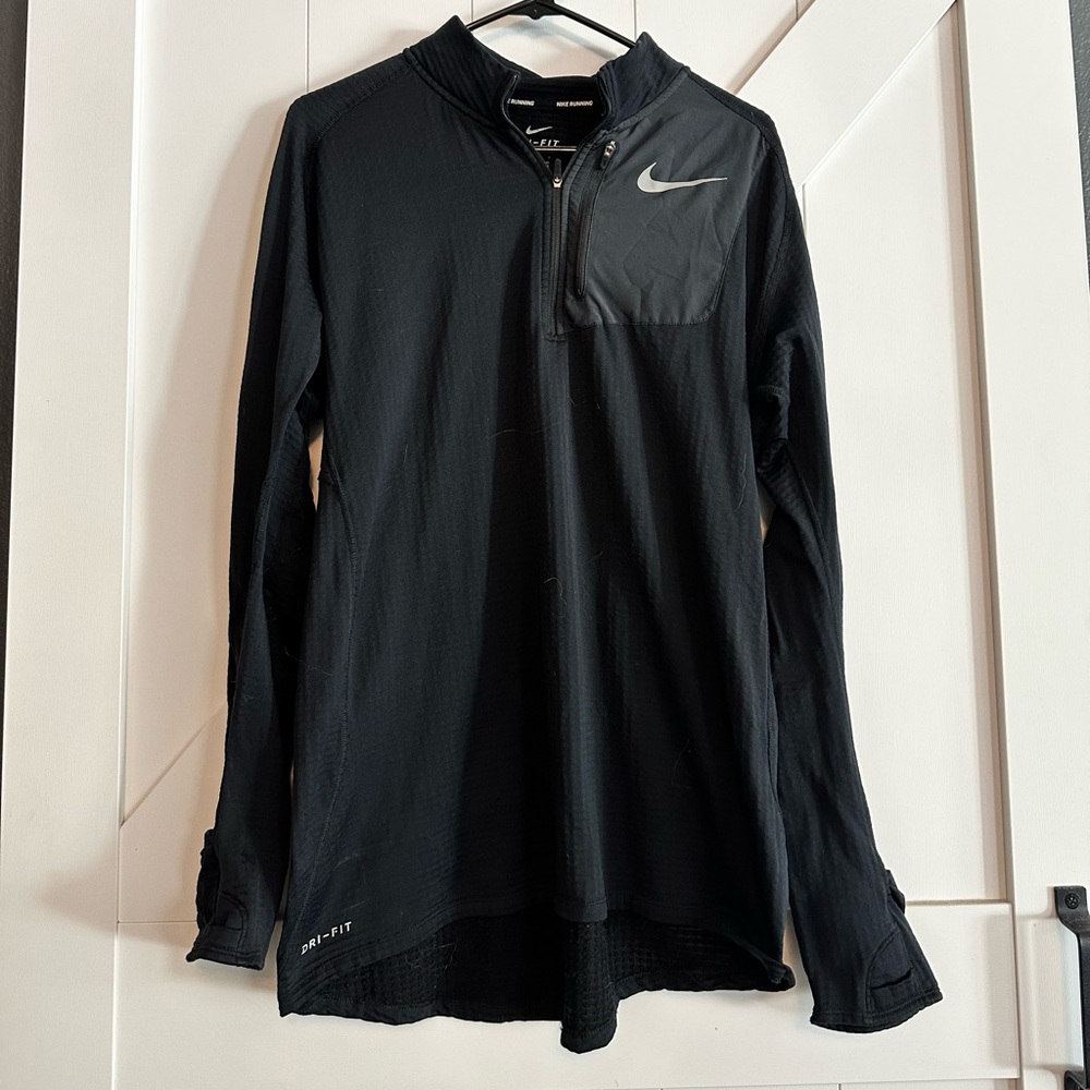 Nike Running Black Jacket Size Large